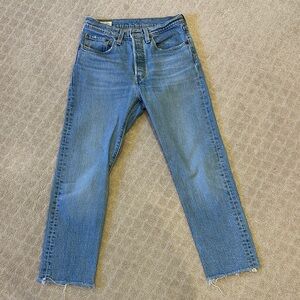 Levi's Blue Straight Leg Women's Jeans 501